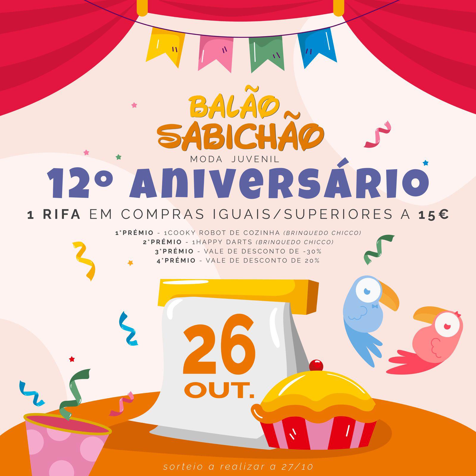 12º ANIVERSÁRIO