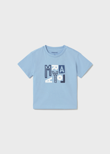 T-shirt básica letras bebé