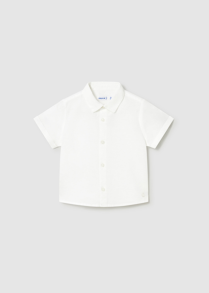 Camisa com linho bebé