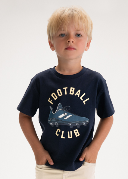 T-shirt botas de futebol