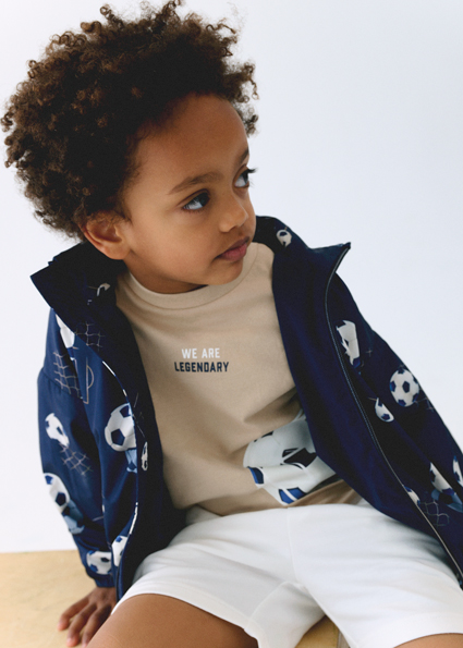 Parka estampada