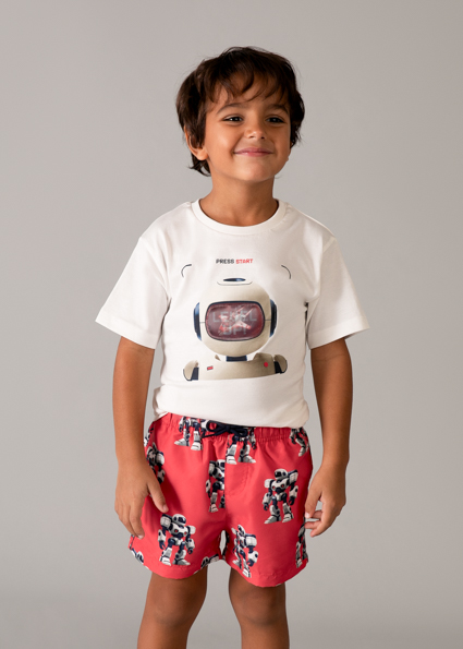 Fato banho estampado