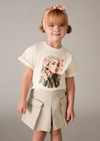 Saia calça menina