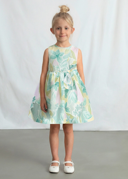 Vestido cerimónia flores menina